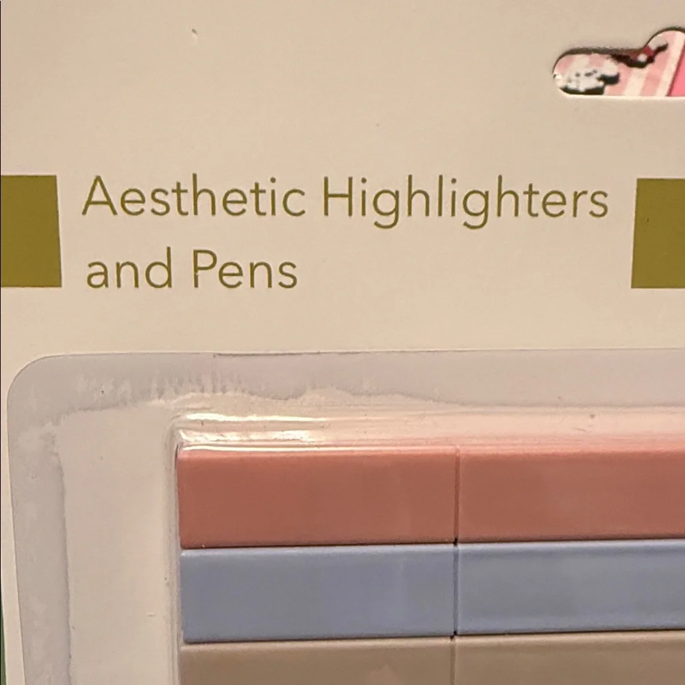 Hello Kitty Pink “Jibbitz” type Notebook, Tab Journal and Pen & Highlighters Set